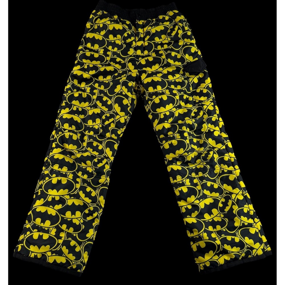 Batman DC Comics Youth Boys Snow Ski Snowboarding Winter Pants Pockets Medium